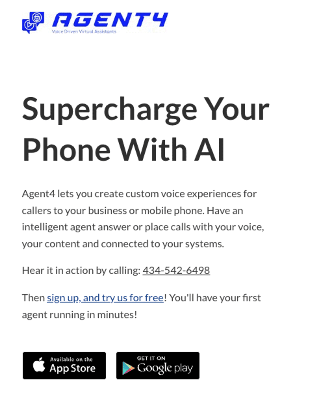 Agent4 Virtual Voice Agent