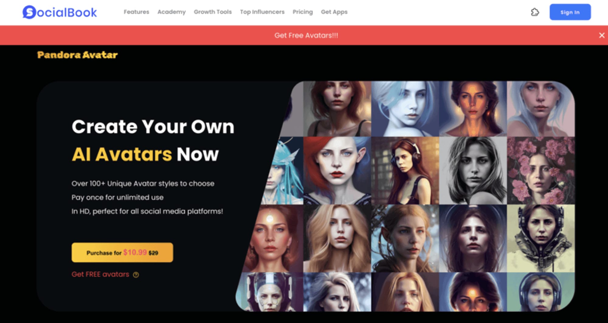 Pandora Avatars