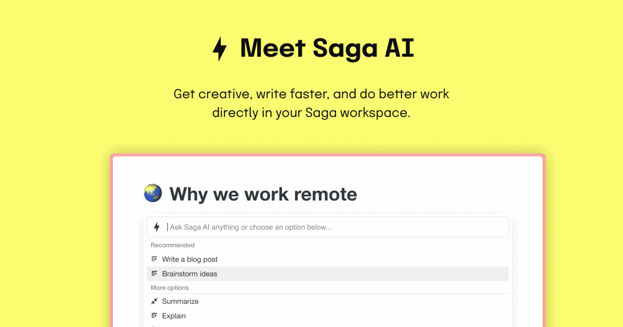 Saga AI