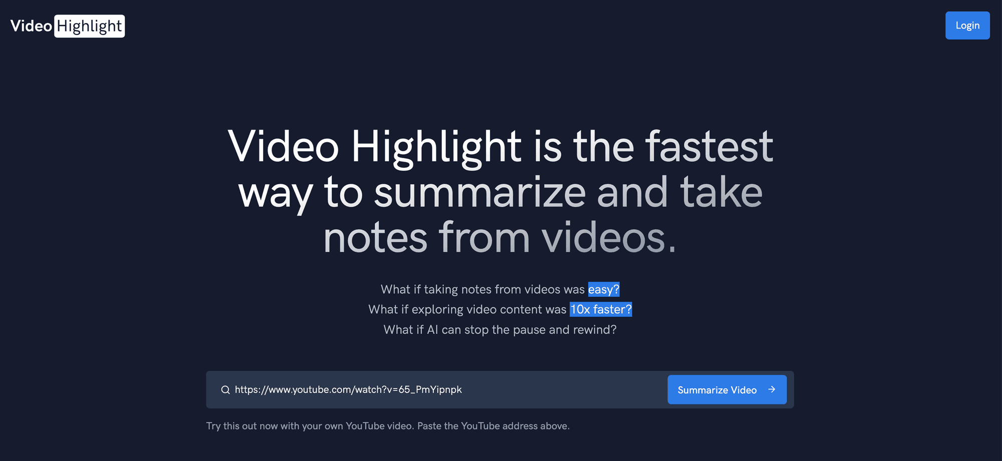 Video Highlight