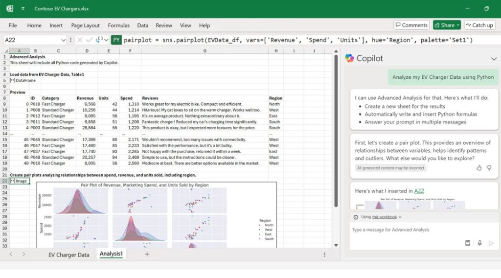 python en excel microsoft copilot
