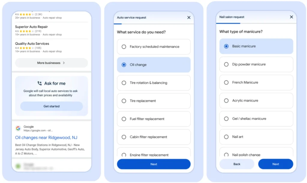 Ask for me google ai