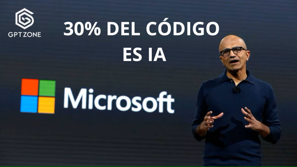 Microsoft 30% del código es IA
