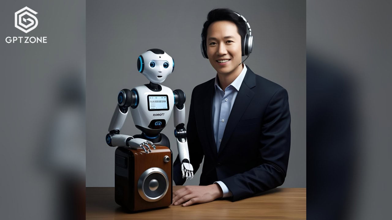 Presentador de radio IA