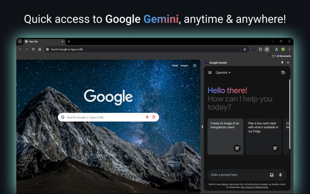 Gemini en Chrome