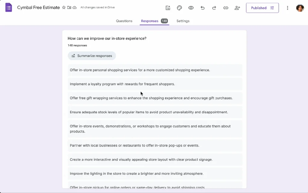 Formularios de Workspace con IA