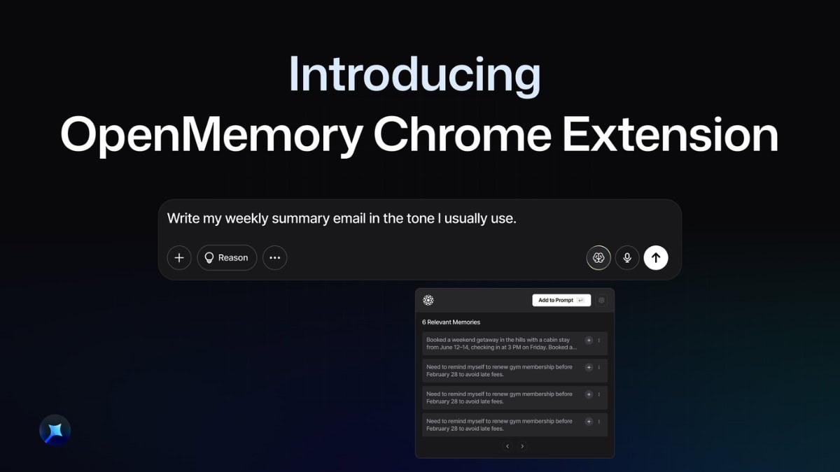 OpenMemory la extensión de IA para Chrome