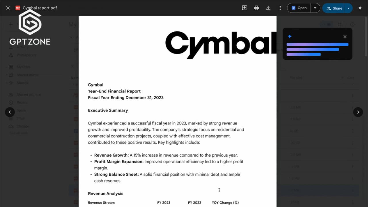 Resúmenes de Google Workspace con Gemini