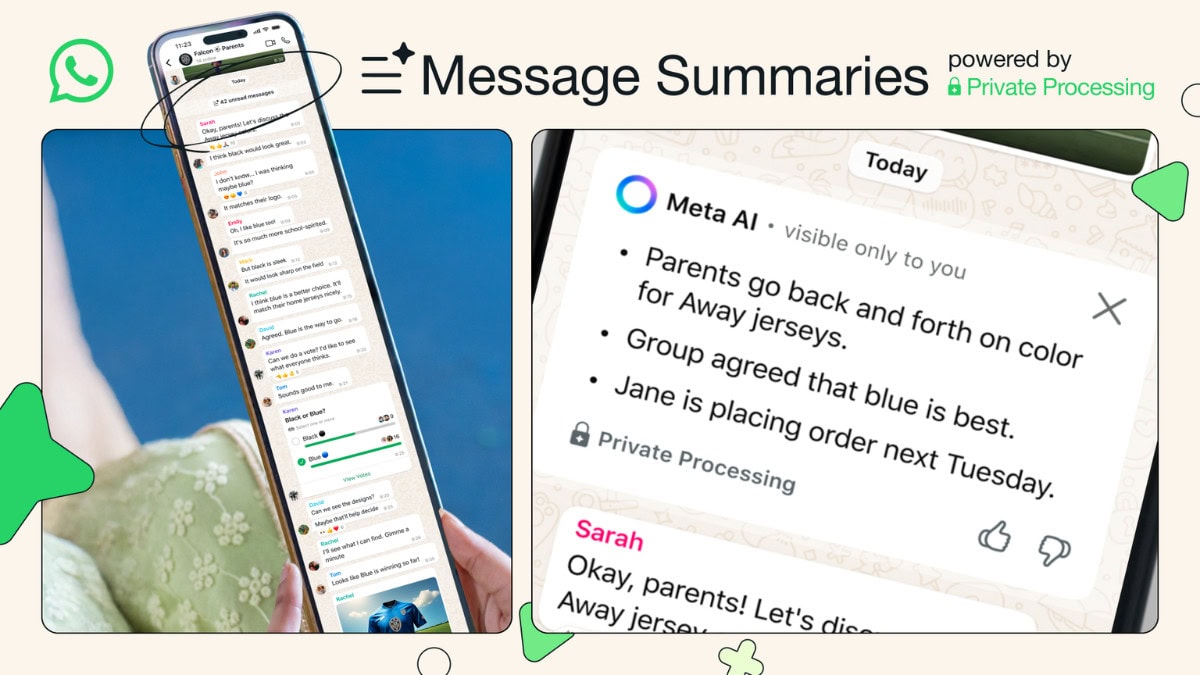 WhatsApp utiliza la IA para resumir mensajes privados