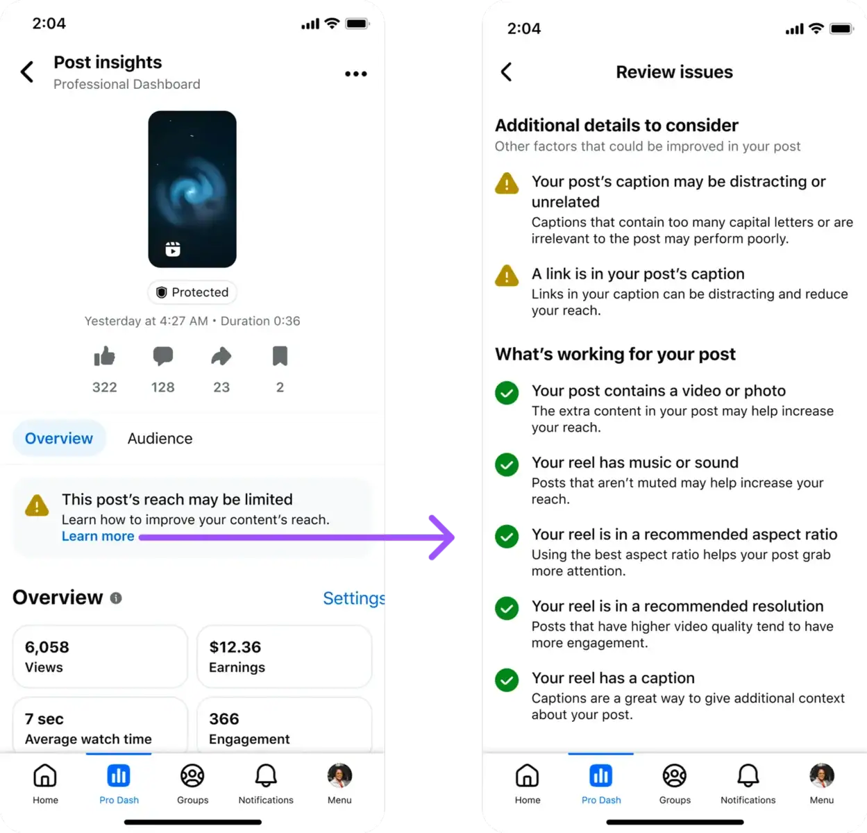 Restricciones de Meta en Facebook
