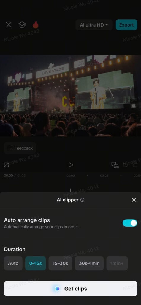 ai clipper capcut 2