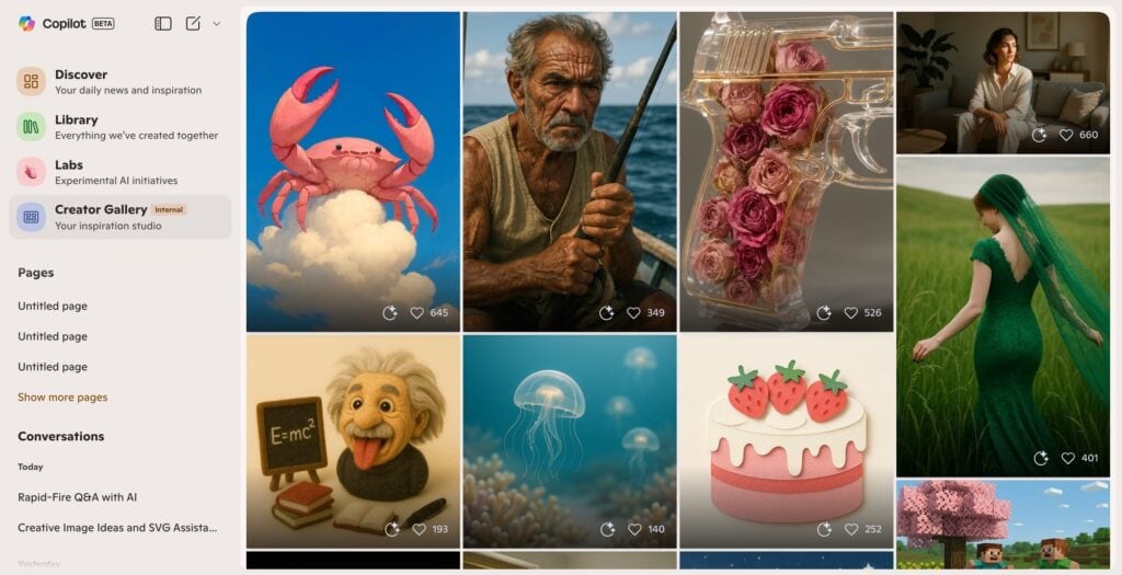 Galería Copilot 3D
