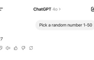 Solo Tienes que Pedirle a ChatGPT un Número entre 1 y 50 para Entrar en Uno de sus Mayores Enigmas Solo tienes que pedirle a ChatGPT un número entre 1 y 50 para entrar en uno de sus mayores enigmas