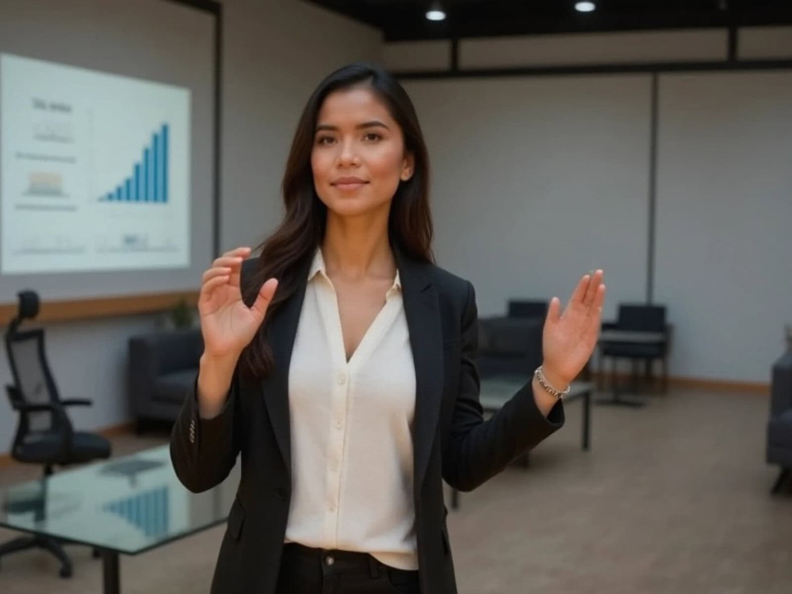 Zoe profesora creada con inteligencia artificial