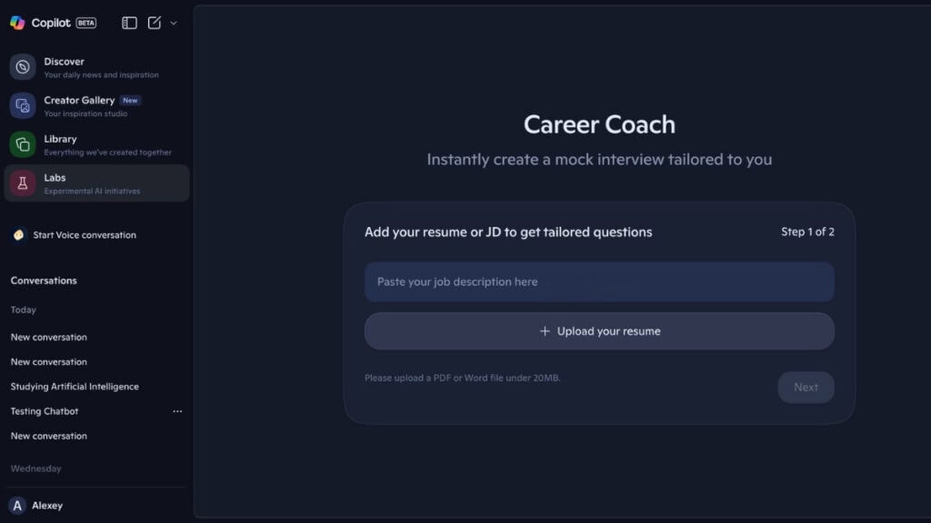Copilot Career Coach