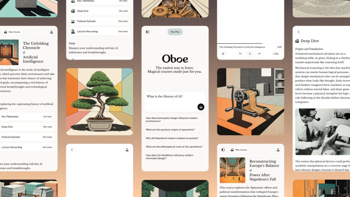 Oboe: Así es la App de Aprendizaje con IA de los Fundadores de Anchor, tras Vender a Spotify