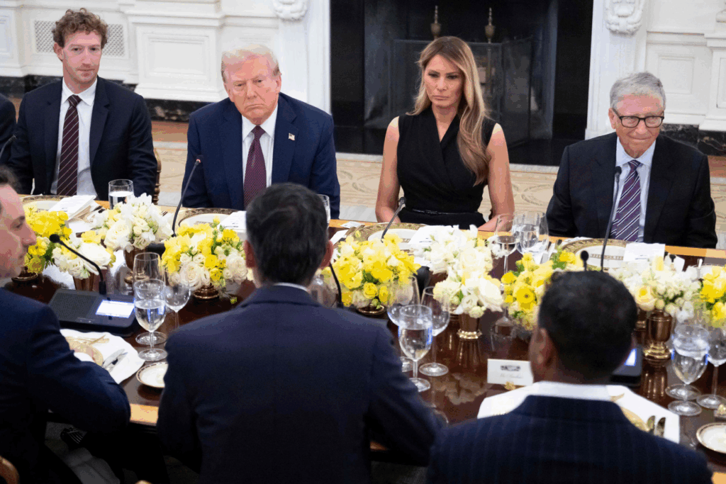 Cena de Trump y CEO de IA en la Casa Blanca