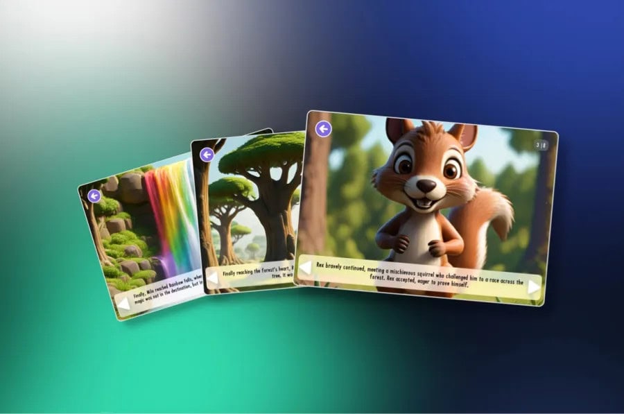 Creación de historias en Lil Artist con IA local