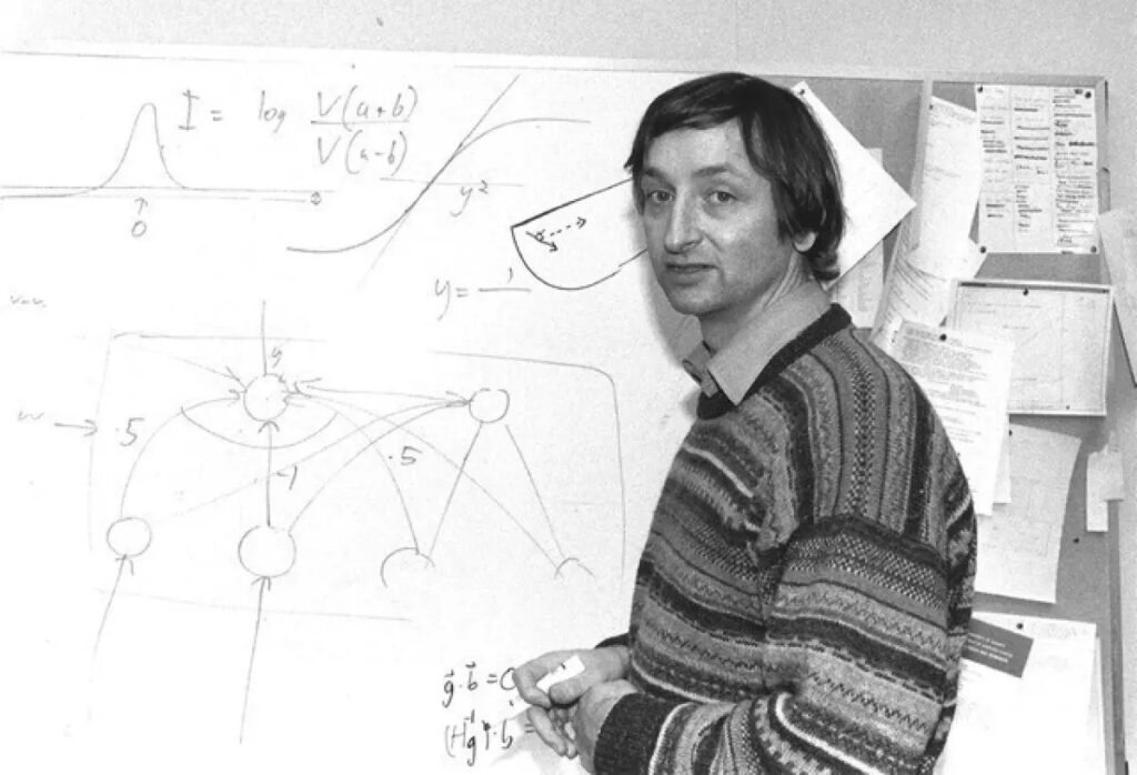 Geoffrey Hinton en los años 90