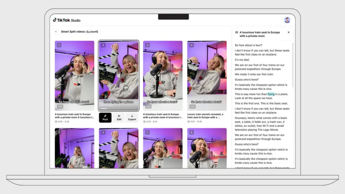 Cómo Usar la Inteligencia Artificial de TikTok para Convertir Vídeos Largos en Cortos