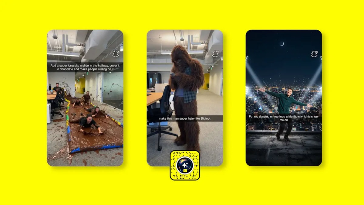Snapchat Amplía Acceso a Imagine Lens de Forma Gratuita en EEUU: la IA te permite Crear Todo