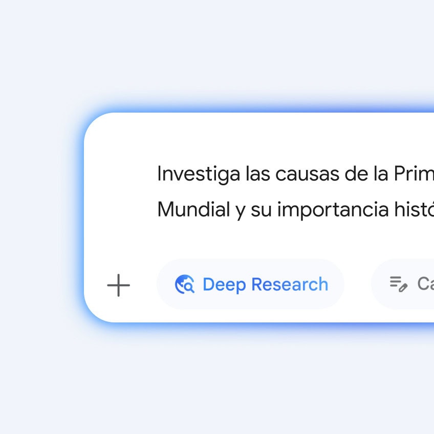 Deep Research para investigaciones más profundas