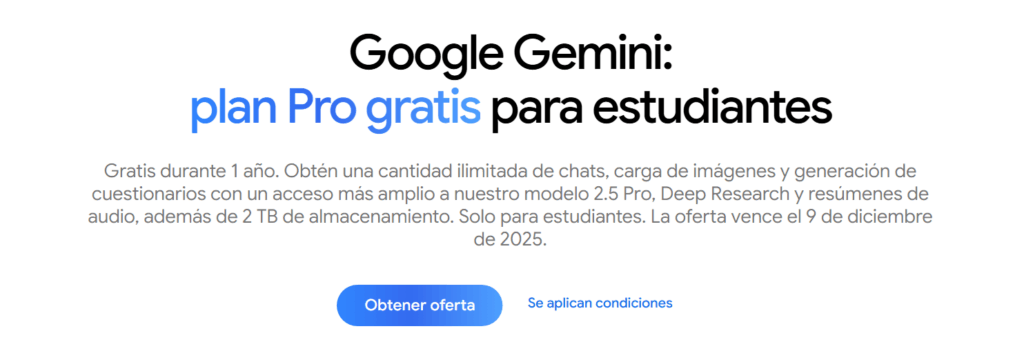 Cuánto ahorras con Google AI Pro gratis para estudiantes