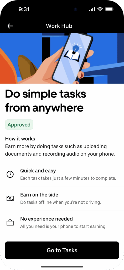 Cómo empezar con las microtareas de IA en Uber si eres conductor o repartidor