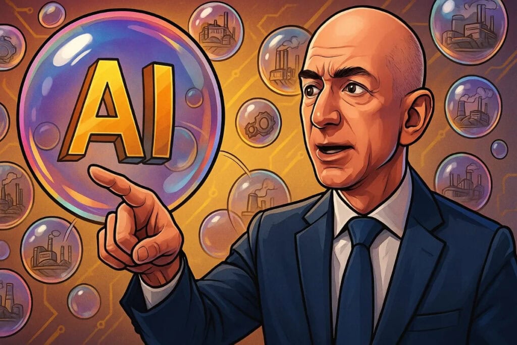 Según Jeff Bezos, la IA vive una “burbuja industrial”