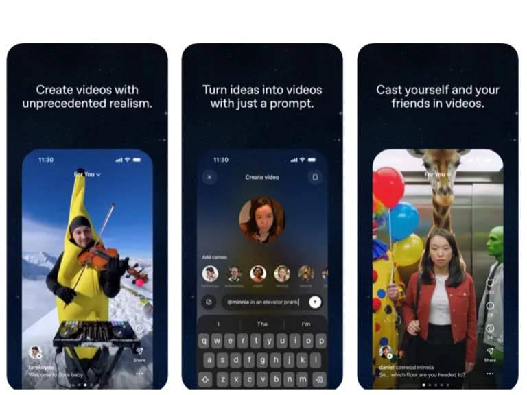 Qué puedes generar con la app Sora de OpenAI