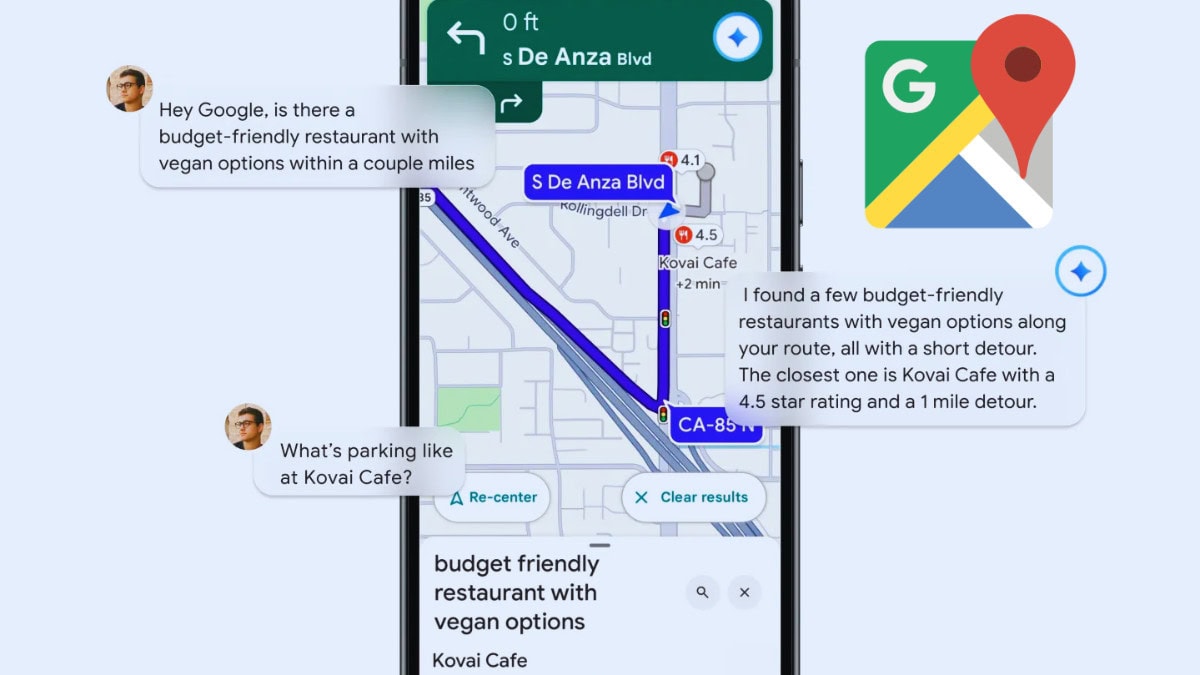 Google Maps Integra Gemini AI para Ofrecer Navegación Inteligente y Asistente Mejorado