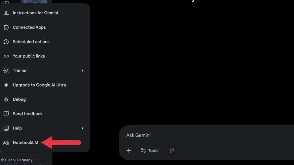 Google quiere Importar Notas de NotebookLM en Google Gemini