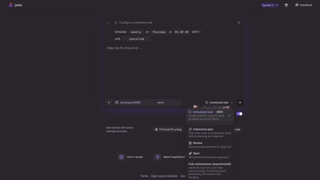 Novedad Google Jules 1