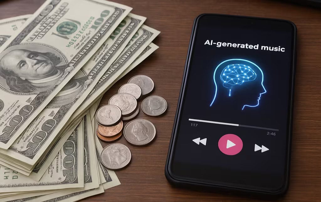 los artistas y compositores estarán acreditados y recibirán compensación