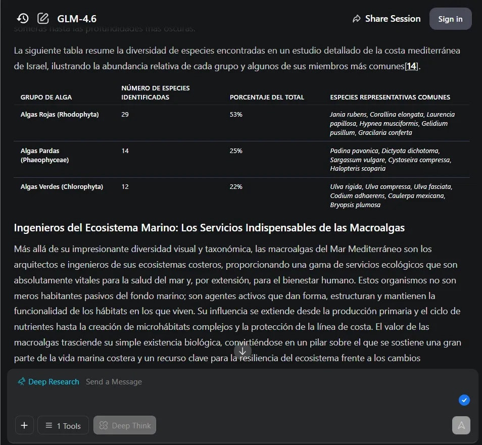 Z.AI funciona bien como cliente en línea y como versión de escritorio