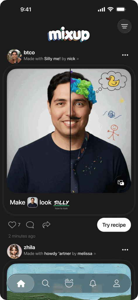 Feed público y botón “Try recipe”: reaprovechar prompts sin esfuerzo