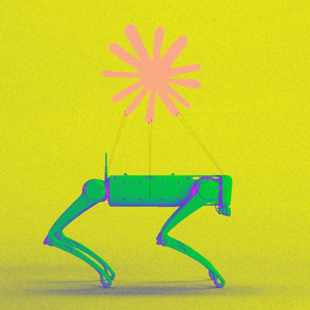 qué pasa si un gran modelo de lenguaje controla un perro robot