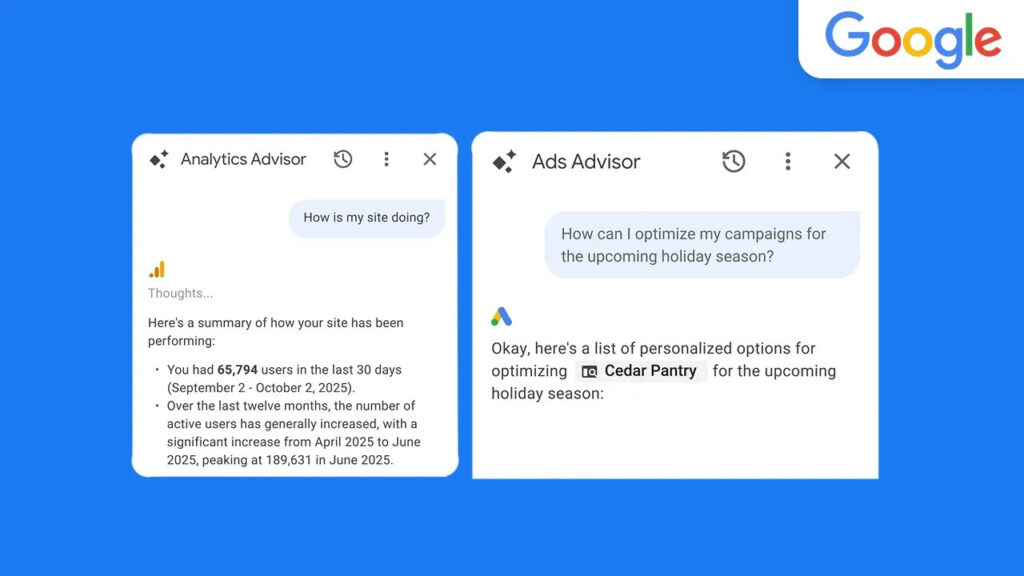 Google Ads Advisor y Analytics Advisor