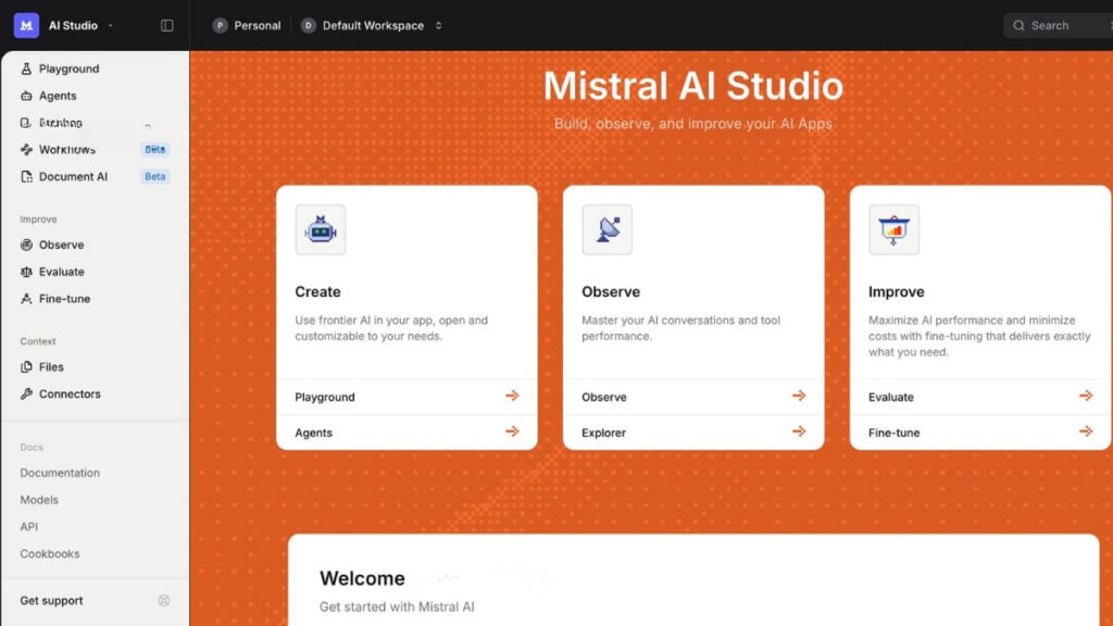Workflow Mistral AI