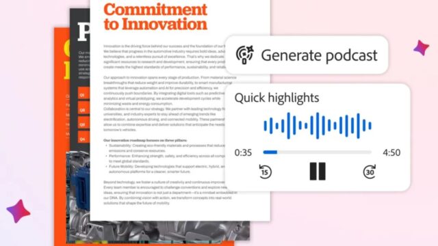 Adobe Acrobat Ahora Permite Editar Archivos Con Prompts y Crear Resúmenes de Podcasts
