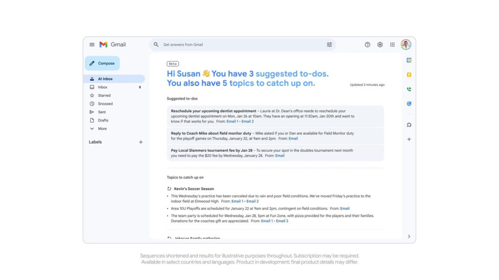 “Suggested to-dos”: el correo convertido en lista de tareas