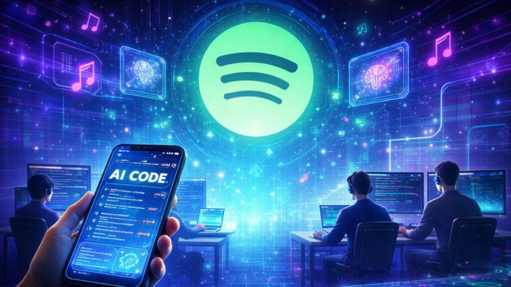 Spotify Revela que sus Desarrolladores no Escriben Líneas de Código Desde Diciembre Gracias a la IA