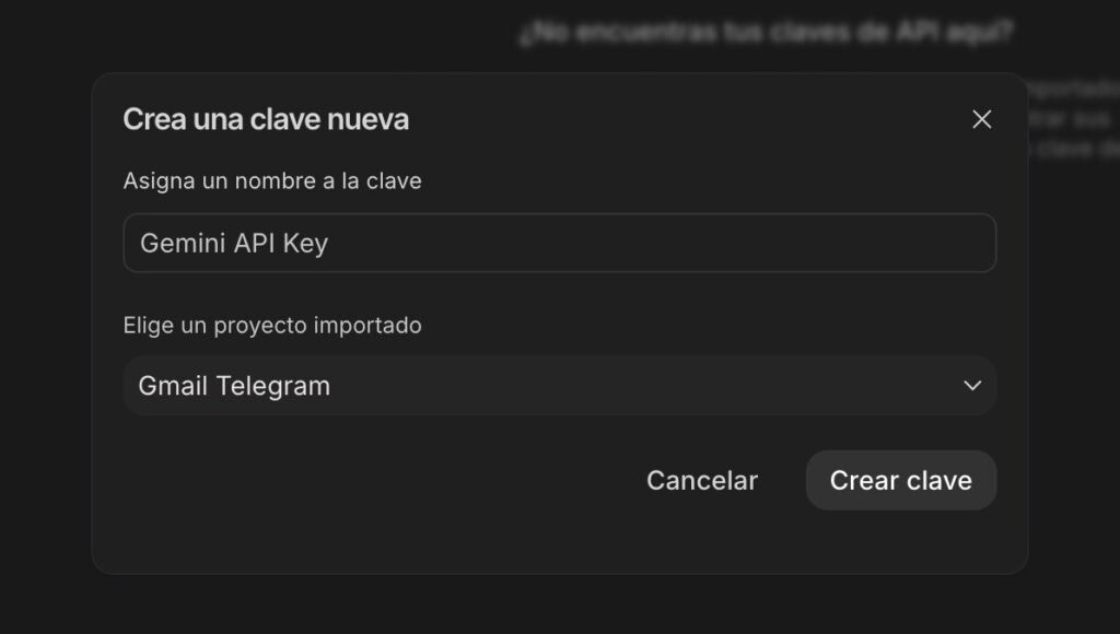 Cómo obtener una clave gratis en Google AI Studio