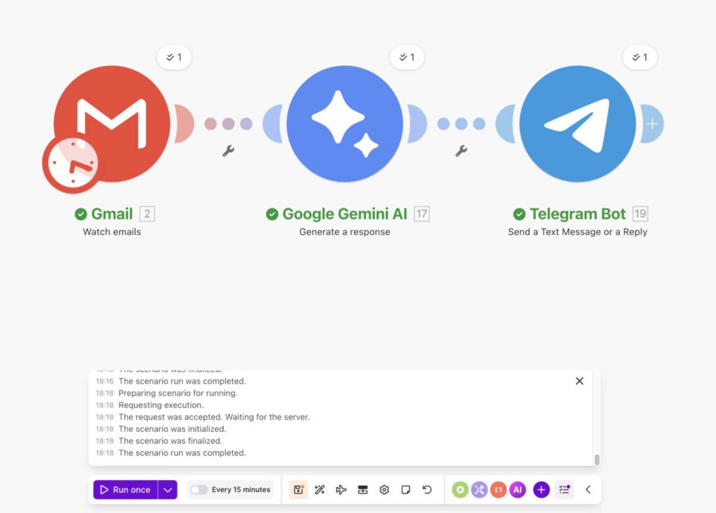 El “motor” de los escenarios: módulos, créditos e intervalos