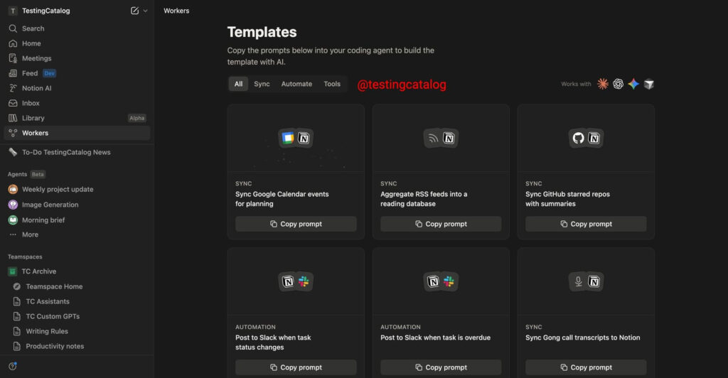 Plantillas y señales externas: el Notion que reacciona