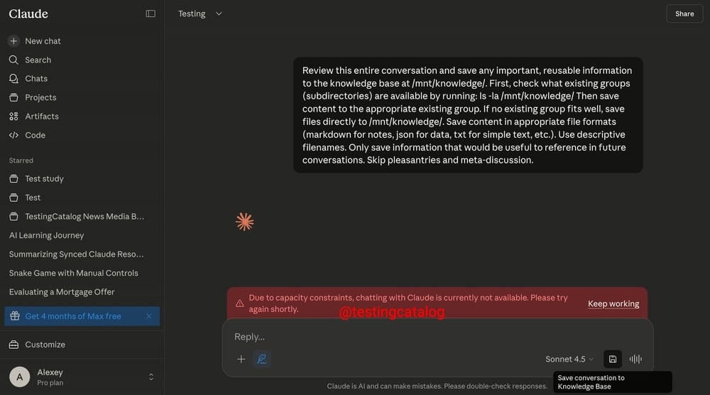 La otra pista: Claude prepara una “base de conocimiento” para capturar contexto a largo plazo