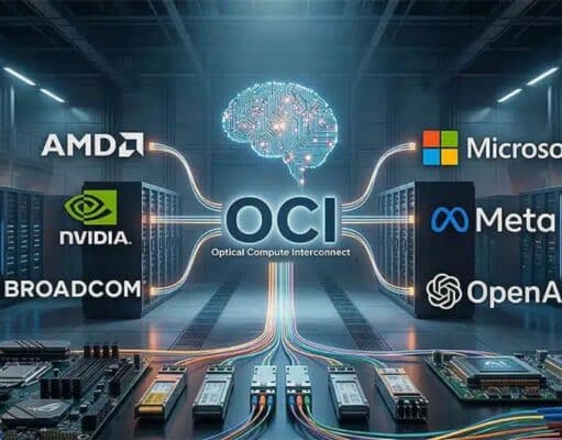 AMD, NVIDIA, Microsoft y OpenAI Lanzan OCI, Estándar Óptico para IA AMD, NVIDIA, Microsoft y OpenAI Lanzan OCI, Estándar Óptico para IA