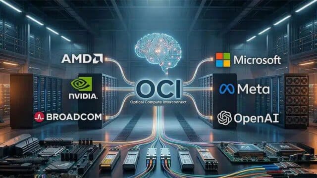 AMD, NVIDIA, Microsoft y OpenAI Lanzan OCI, Estándar Óptico para IA AMD, NVIDIA, Microsoft y OpenAI Lanzan OCI, Estándar Óptico para IA