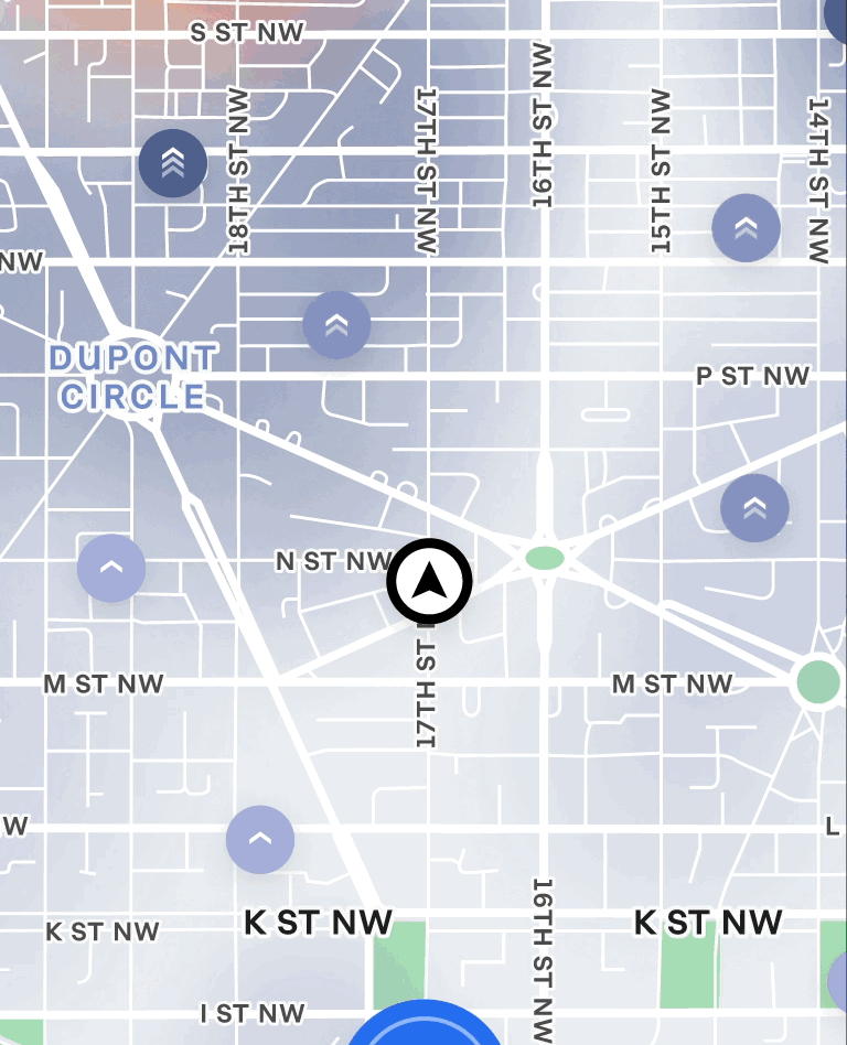 El mapa de calor de Uber, antes y después