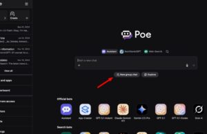 Chats Grupales de Inteligencia Artificial en Poe para hasta 200 Personas